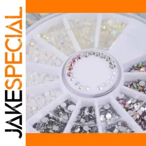 Vibrant Jelly Resin Nail Art Gems Set