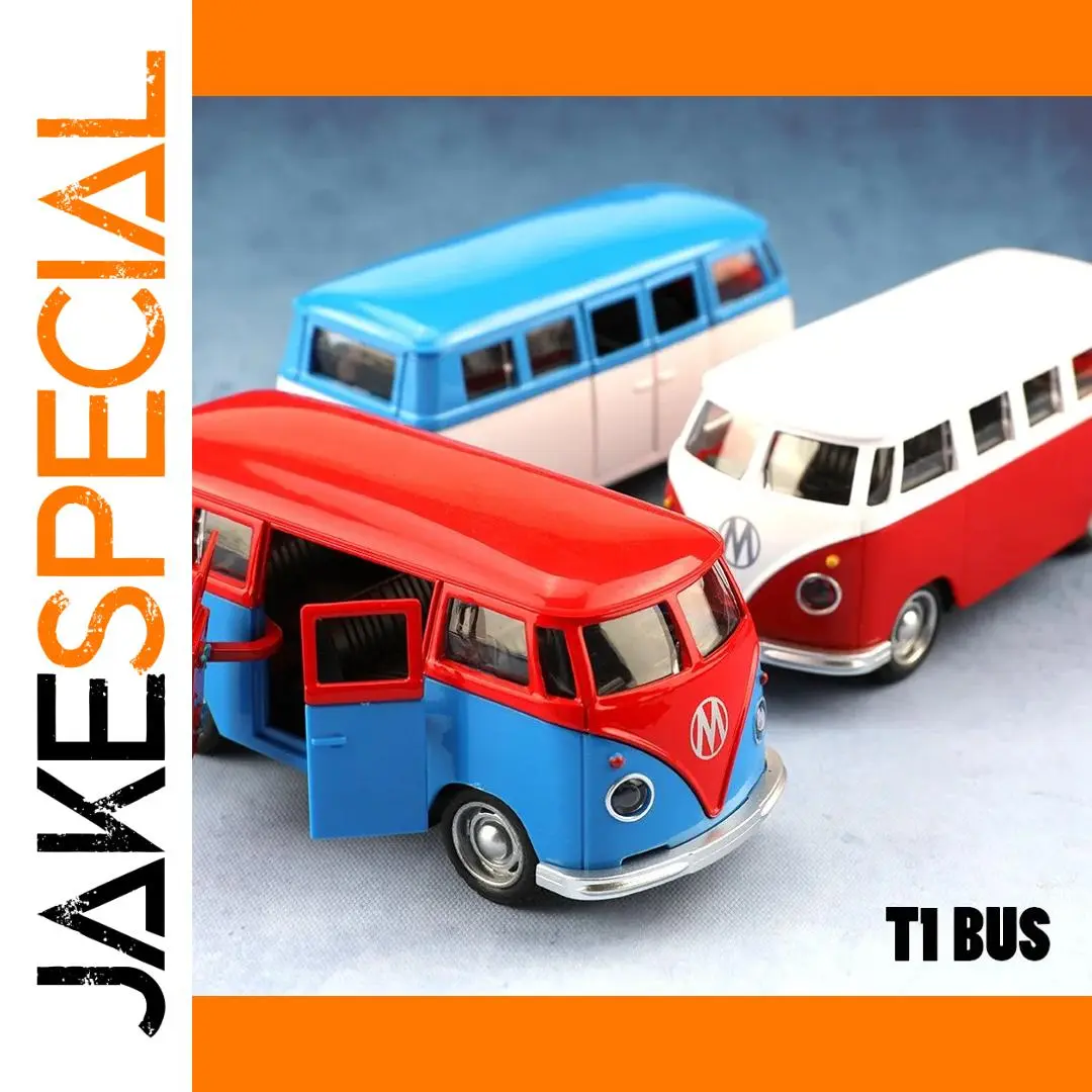 Vintage VW T1 Diecast Model in 1:38 Scale 1 Vintage VW T1 Diecast Model in 1:38 Scale