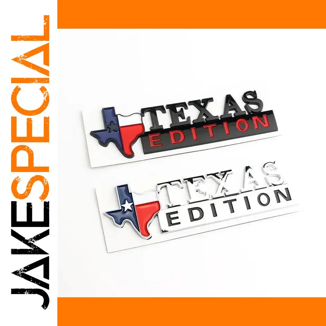 Texas Edition Car Emblem 16.2cm x 5cm 1 Texas Edition Car Emblem 16.2cm x 5cm