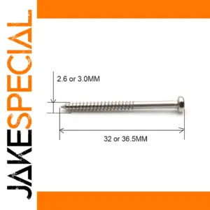 Guitar Pickup Screw Set with 30 Metal Screws