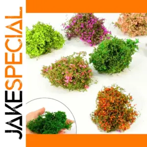 Vibrant Miniature Cotton Thread Vine Models Set