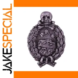 German Imperial Panzer Tank Retro Medal Badge