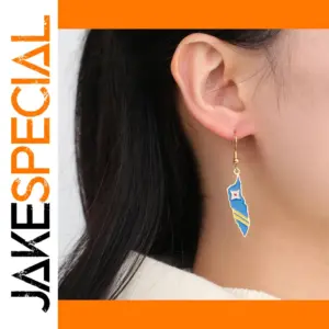 Stainless Steel Aruba Map Earrings