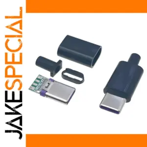 Black USB Type-C 3.1 24-pin Welding Adapter