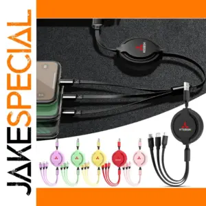 Versatile 3-in-1 Multi-Charger Cable for smartphones