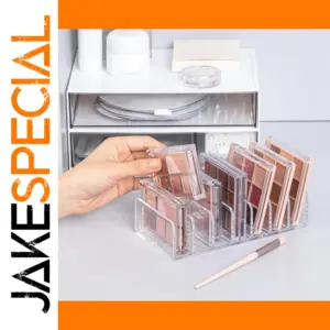 Clear Multi-Compartment Makeup Organizer