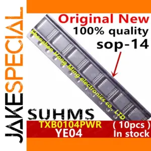 Set of 10 TXB0104PWR Level Translator ICs