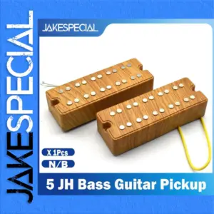 Vintage 5-String Bass Pickup Set with Ceramic Magnets