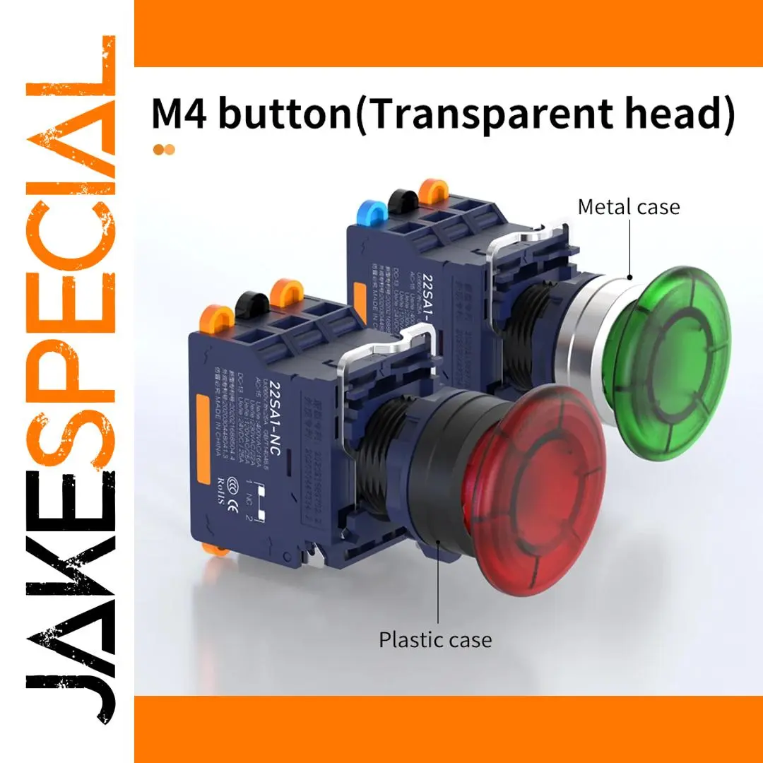 High-Current 22mm Industrial Push Button Switch 1 High-Current 22mm Industrial Push Button Switch