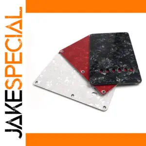 Pearl Finish Back Plate and Tremolo Cover Set for ST Guitars