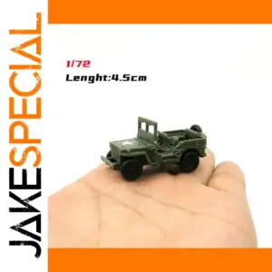 1/72 WWII USA Willys Jeep Military Model