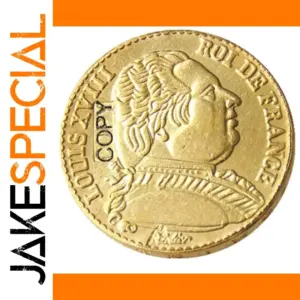 Vintage France 1815 20 Francs Replica Coin