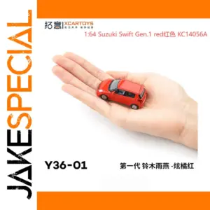 Red Suzuki Swift Gen.1 1:64 Scale Diecast Model