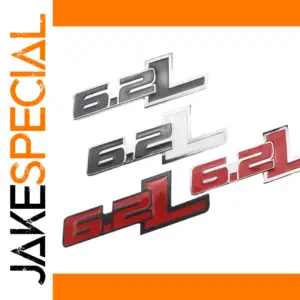 6.2L Car Badge Emblem for Vehicles