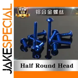 Dark Blue M3 Aluminum Screw Set for RC Vehicles