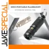 Mini Aluminum Self-Defense Keychain Flashlight