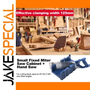 Versatile Woodworking Miter Box Set with Steel Saw