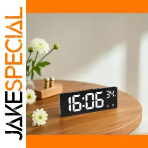 Modern Digital Alarm Clock with LED Display