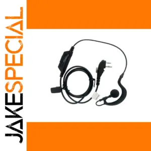 Radio Communication Earpiece with 2-pin Interface