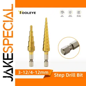 3-12mm Titanium Coated Step Drill Bit for Metal