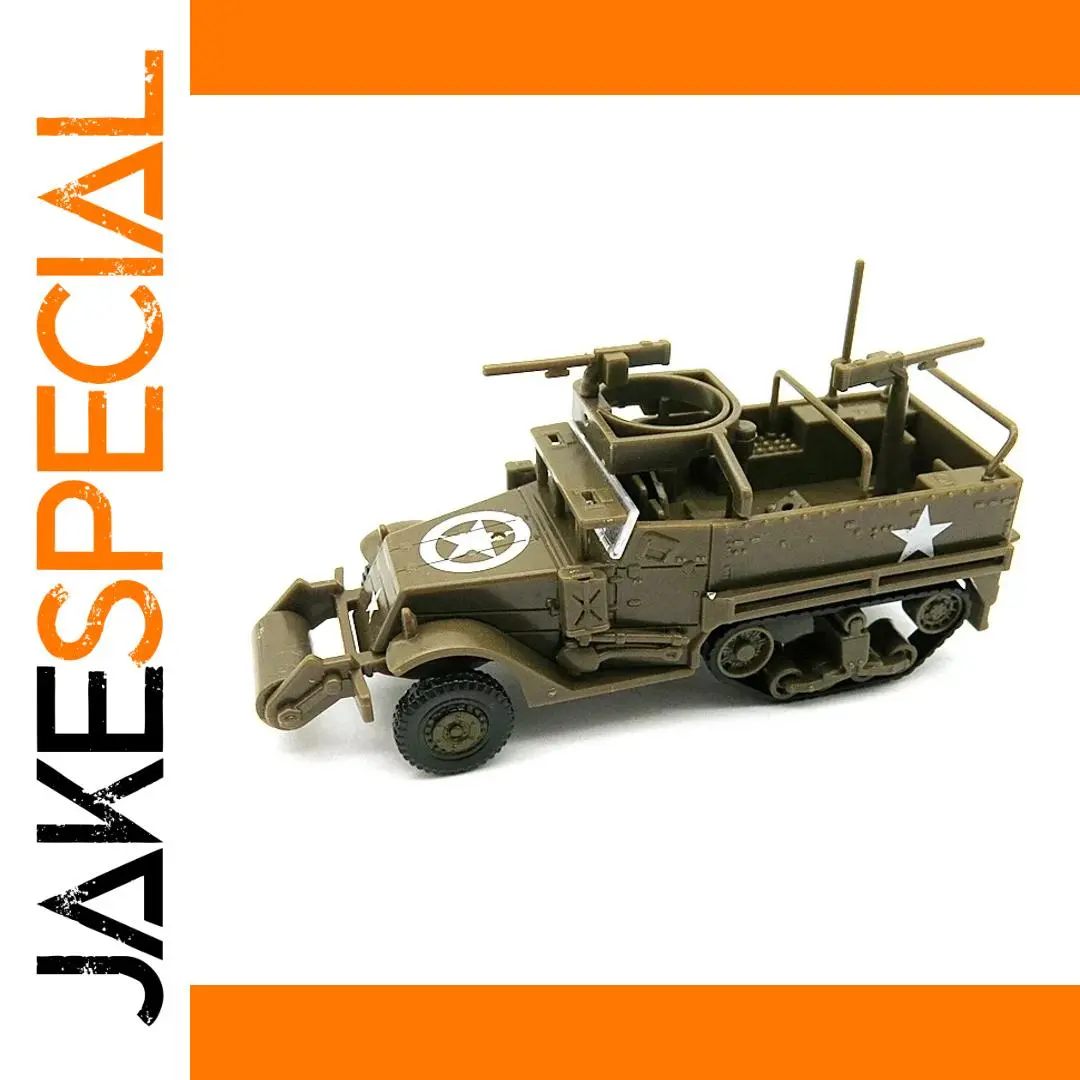 1:72 Scale WWII M3A1 Armored Vehicle Model 1 1:72 Scale WWII M3A1 Armored Vehicle Model