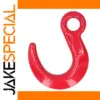 Red Alloy Steel Heavy-Duty Lifting Hook