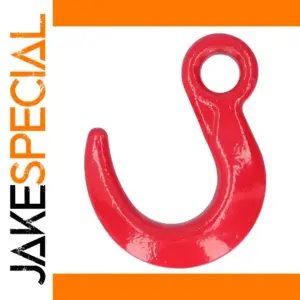Red Alloy Steel Heavy-Duty Lifting Hook