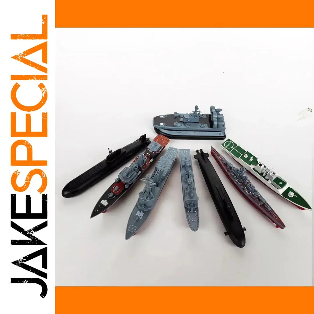 8-Piece Military Ship Model Collection Set 1 8-Piece Military Ship Model Collection Set