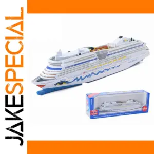 Detailed Cruise Ships Model Set in 1:1400 Scale