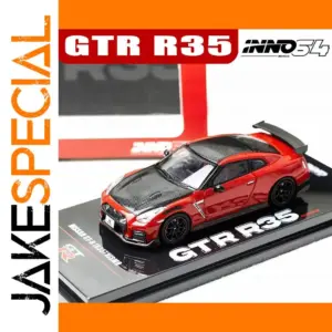 Vibrant Red Nissan GTR R35 Die-Cast Model