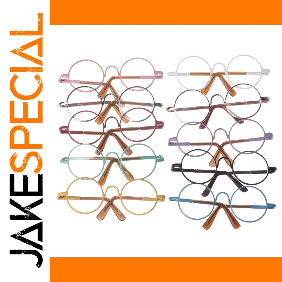 Colorful Mini Doll Glasses for 12/18 Inch Dolls 1 Colorful Mini Doll Glasses for 12/18 Inch Dolls