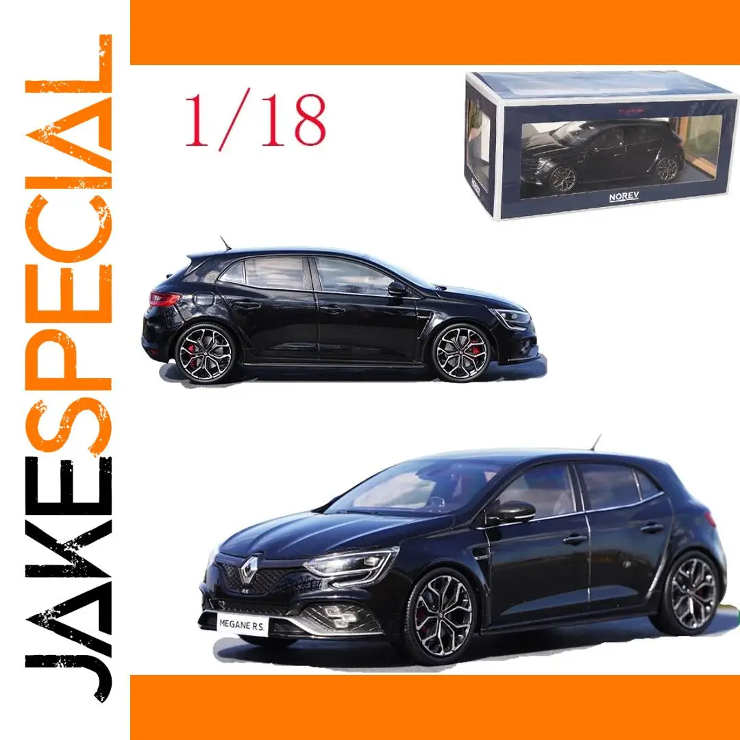 Black Renault Megane RS 1:18 Diecast Model 1 Black Renault Megane RS 1:18 Diecast Model