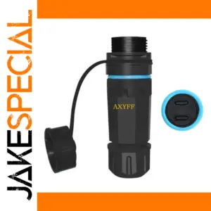 Waterproof Dual Port USB-C Connector 10Gbps 5A