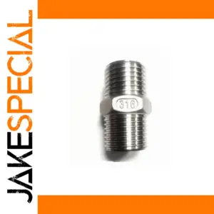 Stainless Steel Male Nipple Fitting 1/8" to 2"