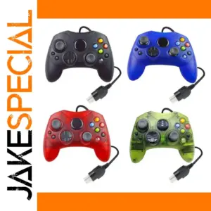 Vibrant Wired Xbox Controller for Old Consoles