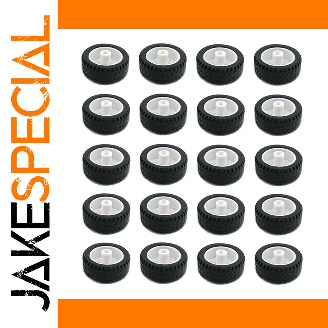 Miniature RC Wheel Set with 20mm Diameter 1 Miniature RC Wheel Set with 20mm Diameter