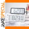 Modern Digital Wall Clock with LED Display