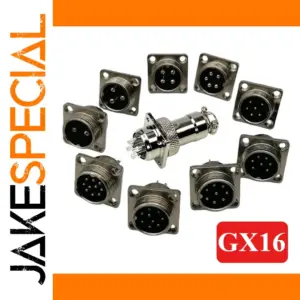 GX16 Aviation Connector 2-10 Pins, 125V/7A