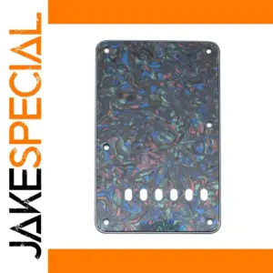 Vibrant Abalone Guitar Backplate for Squier & Strat