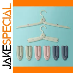 Multi-Section Foldable Travel Clothes Hanger