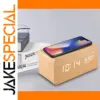 Wooden Digital Alarm Clock with Wireless Charging