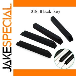 018 Black Piano Key for Repair and Restoration