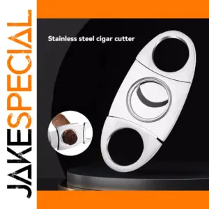 Premium Stainless Steel Cigar Cutter 90mm x 40mm
