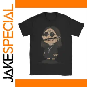 Black Vintage Graphic T-Shirt for Men and Women
