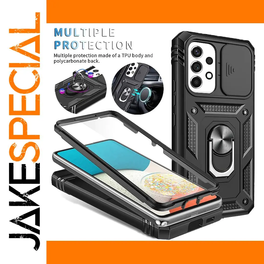 Rugged Black Samsung Galaxy A52 Case 1 Rugged Black Samsung Galaxy A52 Case