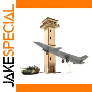 Wooden Military Aircraft Tower Model Kit