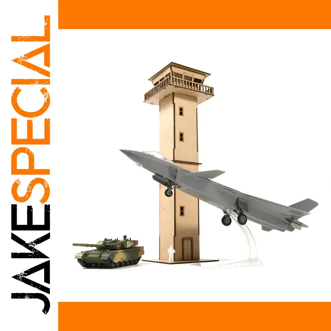 Wooden Military Aircraft Tower Model Kit 1 Wooden Military Aircraft Tower Model Kit
