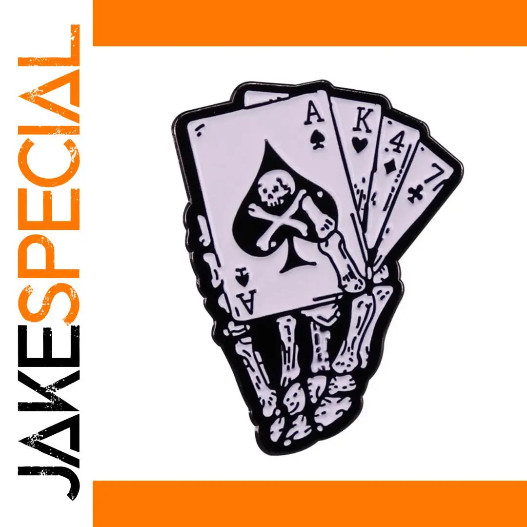 Skull Hand Brooch for Gothic Fashion 1 Skull Hand Brooch for Gothic Fashion