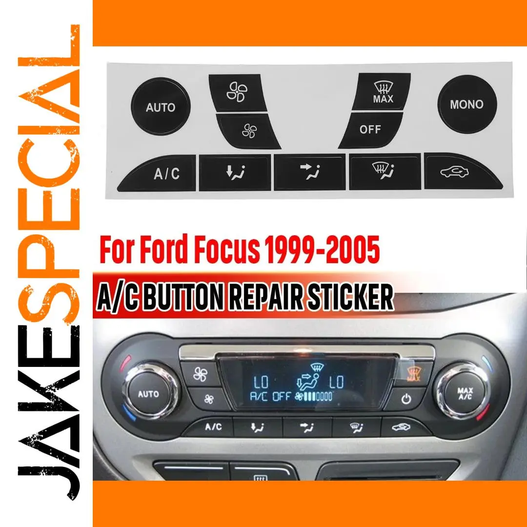 Ford Focus 1999-2005 Climate Control Sticker Set 1 Ford Focus 1999-2005 Climate Control Sticker Set