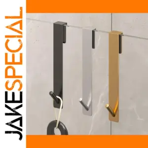 Modern Metal Bathroom Hook Set in Matte Finishes